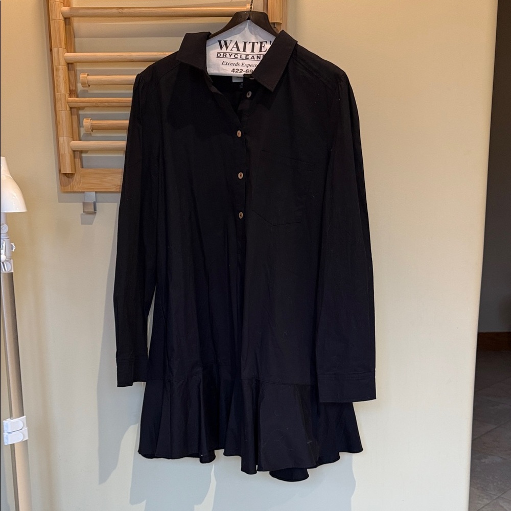 Tuckernuck Callahan Black Long Sleeve Dress XXL NWOT